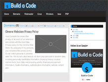 Tablet Screenshot of buildacode.com